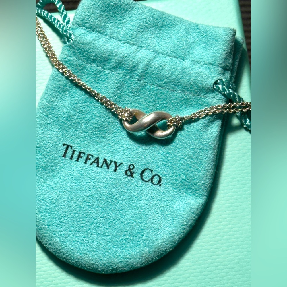 Tiffany & Co. Silver Infinity Necklace
